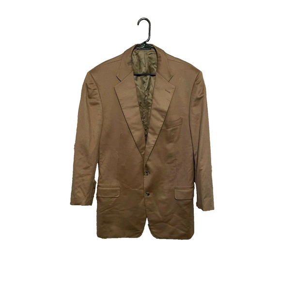 Ermenegildo Zegna Other - Ermenegildo Zegna Blazer Mens 44L Brown 100% Cashmere Suit Jacket Sport Coat